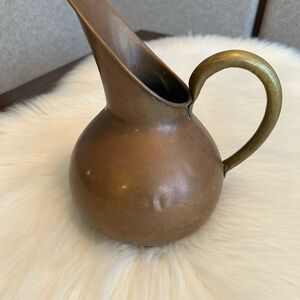 Vintage Copper & Brass Pitcher